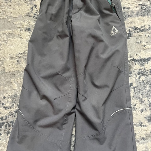 Gerry Youth Performance Snow Pant & Removable Suspenders Charcoal Small 7/8 - Picture 2 of 4